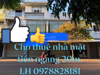 Cho thuê nhà nguyên căn mặt tiền ngang 20m