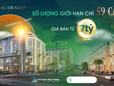 Chỉ 2.3Tỷ sở hữu shophouse Regal Dragon Quy Nhơn