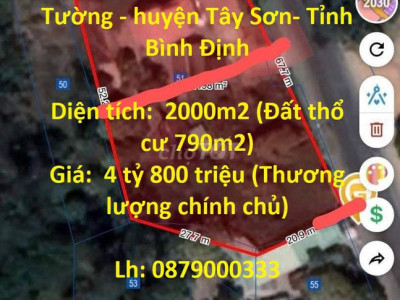 Đất Vị Trí Đắc Địa BÌNH ĐỊNH Mặt Tiền Quốc Lộ 19