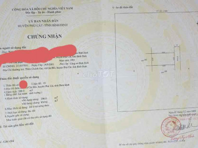 Chính chủ bán đất biển - 200m2- Chánh Oai