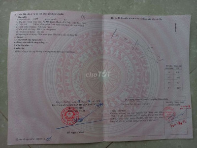 Chính chủ bán đất thổ cư thị trấn Phù Mỹ