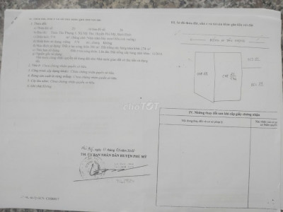 Cần bán nhà gấp ở thôn Tân Phụng sát biển, sát đường diện tích 600m2