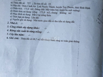 Chính Chủ Bán Đất Tặng Nhà Sổ Hồng Riêng Giá Rẻ MT QL19