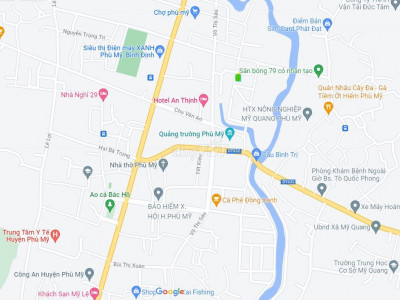 Bán đất chỉnh chủ 100 m2 tại trung tâm thị trấn phù mỹ.