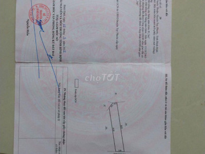 Bán đất Liêm Thận, Xã Phước Thuận, gần đường ven biến CátTiến-DiêmVân