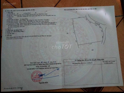 BÁN ĐẤT 1800m2 TẠI THÔN HÒA ĐẠI, XÃ CÁT HIỆP, PHÙ CÁT, BÌNH ĐỊNH