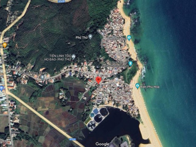 Bán đất ngay biển Phú Hòa, 96m2, khu dân cư đông đúc, xe tải đỗ cửa