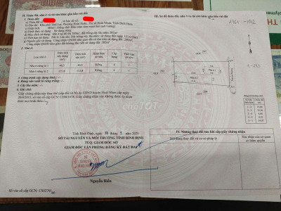 CẦN VỐN LÀM ĂN NÊN BÁN LÔ ĐẤT + 2 NHÀ