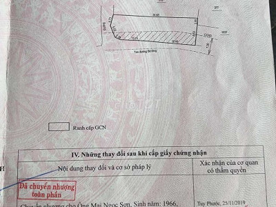 Bán Đất Phước Thuận gần Đại Phú Gia. Diện Tích Lớn 1,350m giá rẻ