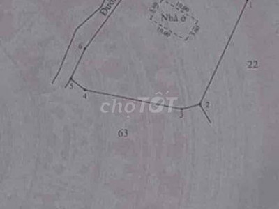 Bán đất tặng nhà cấp 4.1200m giá 499tr