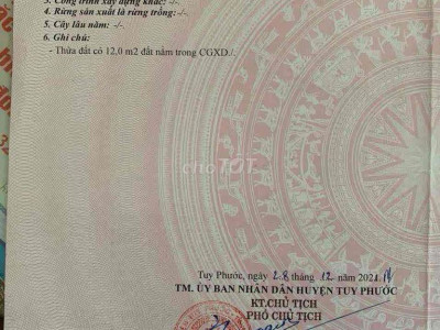 Cần Bán Lô Đất TC Ngay Trung Tâm Xã