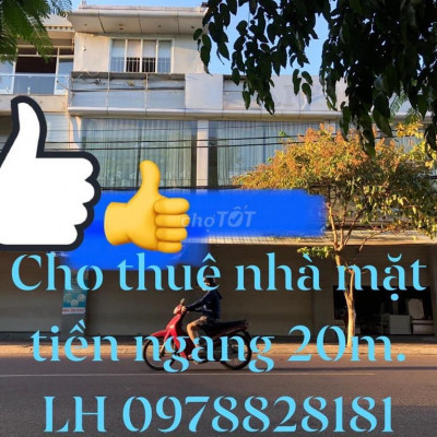 Cho thuê nhà nguyên căn mặt tiền ngang 20m