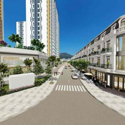 Nhà Phố 3 tầng mặt tiền Chế Lan Viên TP Quy Nhơn.