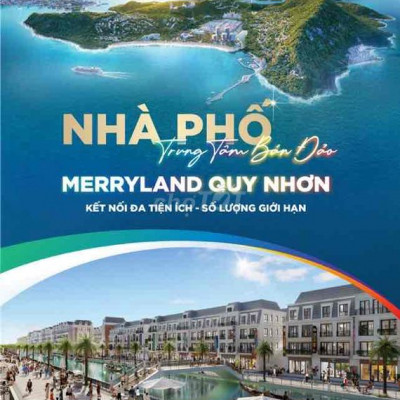 Nhà phố Merryland Quy Nhơn 108m2 ưu đãi đến 27%.