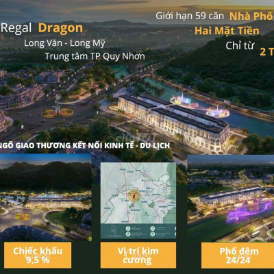 MỞ BÁN SIÊU DỰ ÁN SH DRAGON TRUNG TÂMTP QUY NHƠN