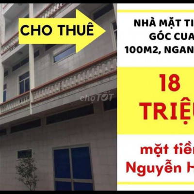 Nhà 2 mặt tiền Nguyễn Huệ, Quy Nhơn 2 tầng, 4pn