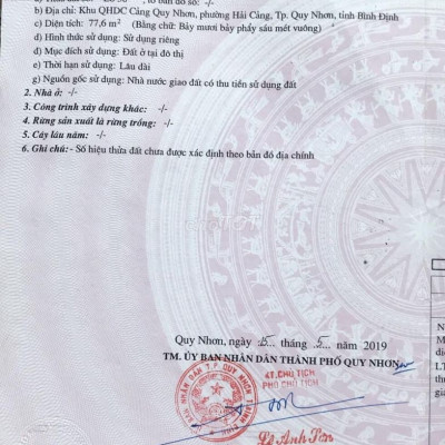 Bán đất MTĐ Huỳnh Mẫn Đạt