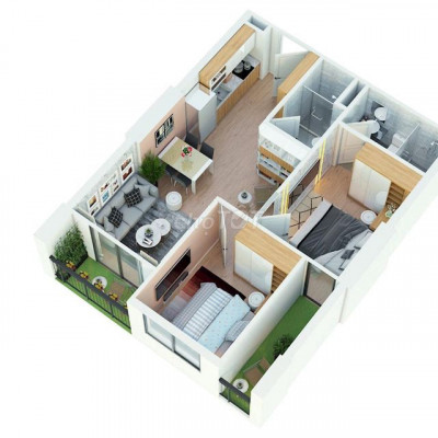 Căn hộ 69m2 2 PN Vina2 Panorama Quy Nhơn