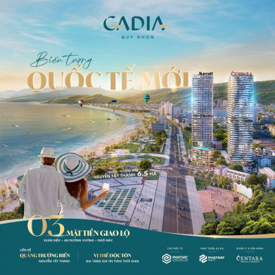 Mở bán căn hộ view biển Cadia Qui Nhơn giai đoạn 1