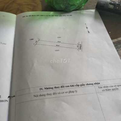 Bán đất full thổ cư 5x39 Hoài Đức Hoài Nhơn 295tr