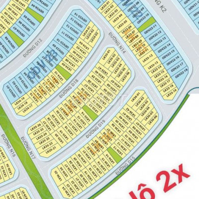 Bán đất đối diện CV 7Ha - Phân Khu 2 Nhơn Hội