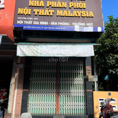 CHÍNH CHỦ BÁN NHÀ MẶT TIỀN NGUYỄN THÁI HỌC,QUYNHƠN