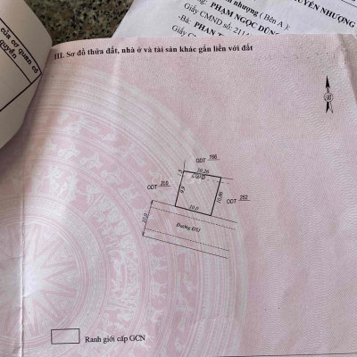 Chính chủ bán lô đất Khu QHDC bờ giao tuy phước