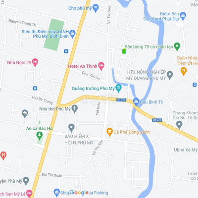 Bán đất chỉnh chủ 100 m2 tại trung tâm thị trấn phù mỹ.