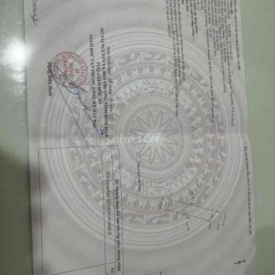 Đất thổ cư+ 125m2+ trung tâm xã Phước Mỹ đối diện chỡ Phước Mỹ đang xd