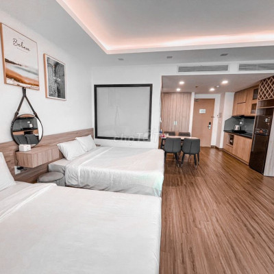 Cho thuê căn Studio FLC Sea Tower tầng cao view biển full nội thất