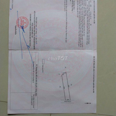 Bán đất Liêm Thận, Xã Phước Thuận, gần đường ven biến CátTiến-DiêmVân