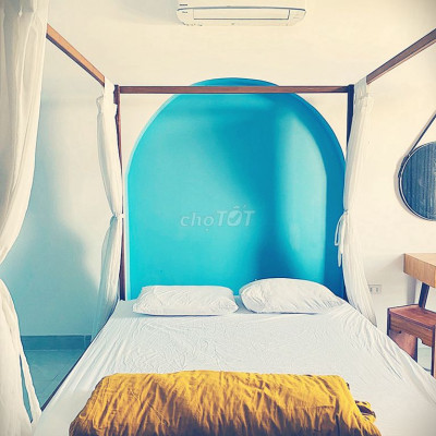 Cho thuê homesaty đường Lê Đức Thọ Quy Nhơn 4 tầng 6pn 80m2