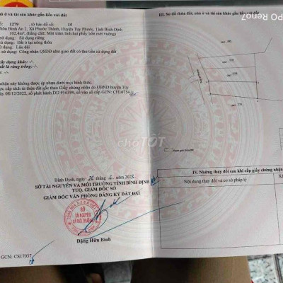 Đất Phước Thành cách quốc lộ 19c 1km