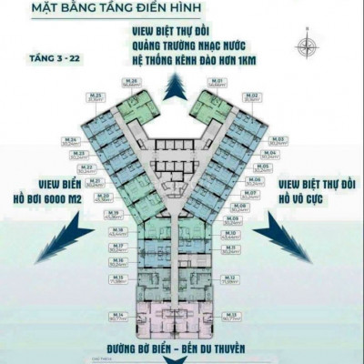 Chính chủ cần bán căn hộ view biển100%, can kết cho thuê lãi suất 8,8%