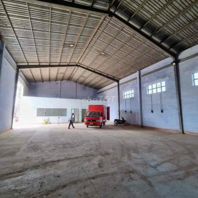 Cho thuê kho 410m2 ccn nhơn bình cao ráo không ngập nước