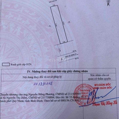 đất nhơn lý 281m2 nằm ngay trung tấm