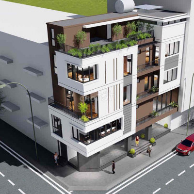 Nhà 2 mặt tiền đường nguyễn thái học