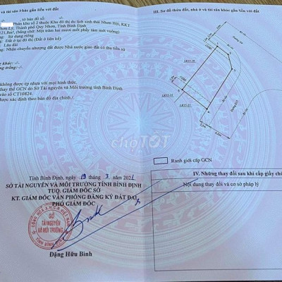 Bán lô góc tuyệt đẹp thuộc Phân khu 2 Nhơn Hội New City