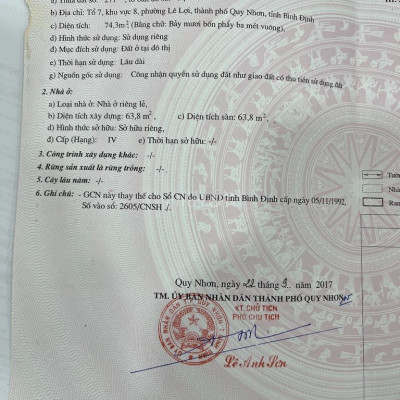 Nhà 2 mặt hẻm xe ô tô 105m2 3pn 5p đến biển,chợ, trường...