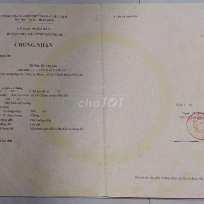 Kẹt tiền làm ăn, cần bán gấp lô đất