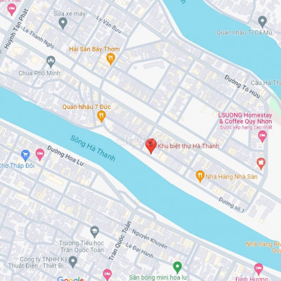 Đất mặt tiền đường Nguyễn Hoàng,KDC Bắc Hà Thanh,PĐống Đa,TP Quy Nhơn