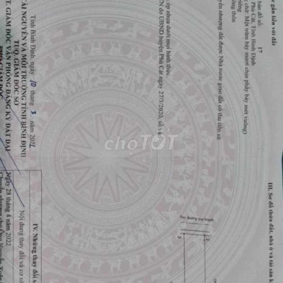 BÁN ĐẤT TRUNG TÂM CÁT HƯNG