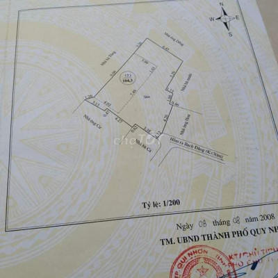 Bán nhà và đất ở Đường Bạch Đằng diện tích 104m ở Quy Nhơn