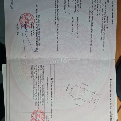 Chính chủ bán nhà diện tích 84.4m2 phường đống đa tp qui nhơn