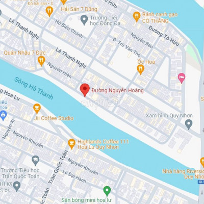 Đất Mặt Tiền Đường Nguyễn Hoàng,KDC Bắc Hà Thanh,P Đống Đa,TP Quy Nhơn