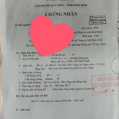 Bán đất mặt tiền trần hưng đạo giá 25tr/1m2