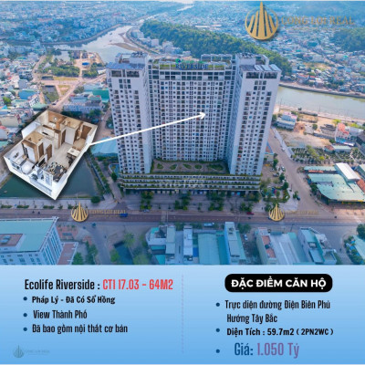 BÁN CẮT LỖ CĂN HỘ ECOLIFE QUY NHƠN VIEW THÀNH PHỐ