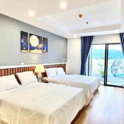 Căn studio 2 giường tầng cao view biển