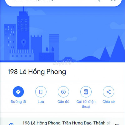 Cho thuê mặt tiền nhà 198 Lê Hồng Phong, TP. Quy Nhơn