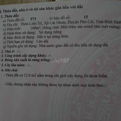 Ngộp bán 2 lô đất mặt tiền QL19B đối diện Cụm CN CÁT NHƠN, Phù cát,